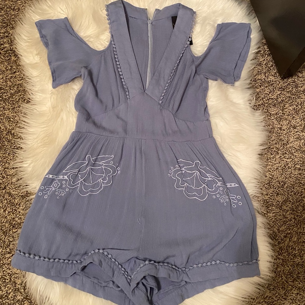 Mink pink romper